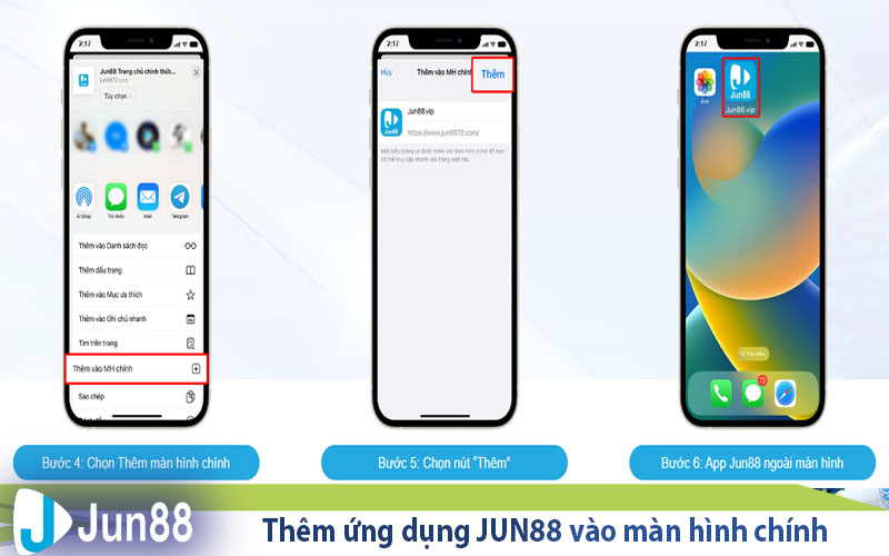 them ung dung jun88 vao man hinh chinh